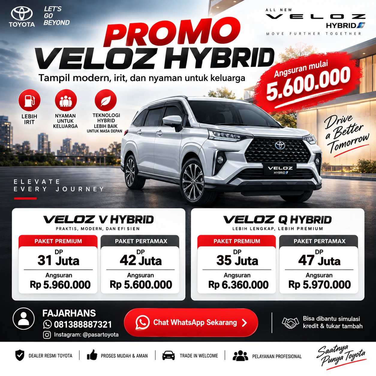 Promo Veloz Hybrid dan Veloz Q Hybrid